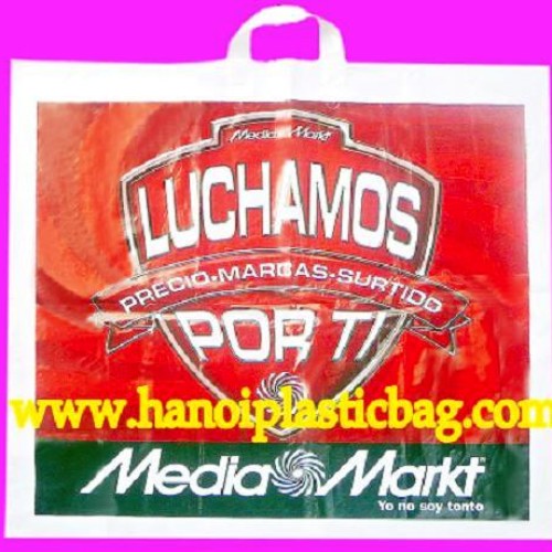 Flexi loop plastic bag